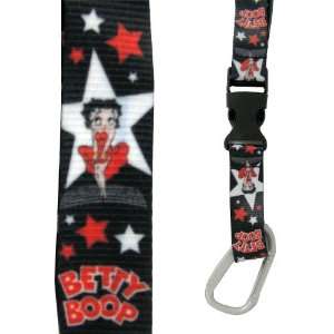   Licensed Betty Boop Glamour Betty Black Lanyard: Home & Kitchen