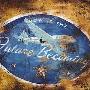 36x36 NOW IS THE FUTURE BECOMING by RODNEY WHITE GICLEE CANVAS 