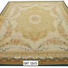 12x15 Oversize Wool French Aubusson Flat Weave Rug Brand New Free 