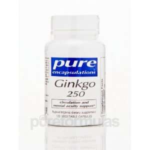  Pure Encapsulations Ginkgo 250   120 Vegetable Capsules 