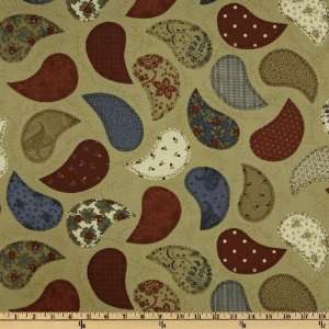  44 Wide Moda Wiscasset Cheater Quilts Sand Fabric By The 