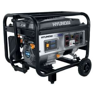  Hyundai HHD3500CA Gas Powered Generator: Patio, Lawn 