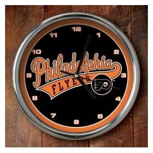  Philadelphia Flyers Chrome Wall Clock 