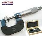 NEW 0 1 DISC DISK FLANGE ANVIL THICKNESS MICROMETER
