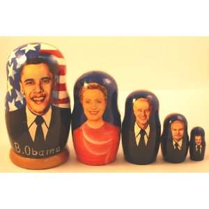  Authentic Russian Hand Painted Handmade Democratic President 