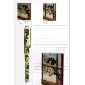 Wirehaired Dachshund Pen and Stationery Gift Pack