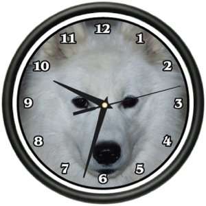  SAMOYED Wall Clock dog doggie pet breed gift: Home 