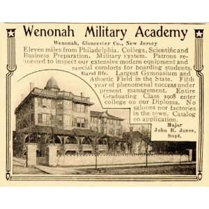 Vintage Ad Wenonah Military Academy New Jersey American Officer School 