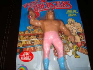 Vintage WWF LJN WRESTLING SUPERSTARS JESSE THE BODY VENTURA FIGURE MOC 