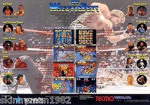 A3 Retro Video Game Arcade Print WWF Wrestlefest v2 420mm x 297mm more 