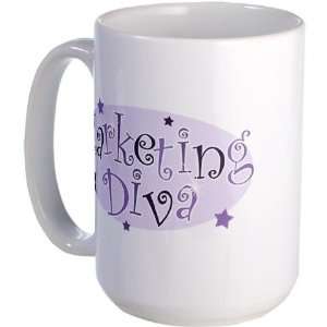  Marketing Diva purple Office Large Mug by  