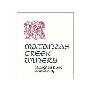  Matanzas Creek Winery Sauvignon Blanc 2010 375ML Grocery 