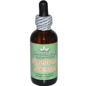 Sweet Leaf Sweetener Liquid Stevias Apricot Nectar 2 fl. oz.:  