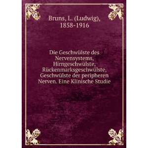  Nerven. Eine Klinische Studie L. (Ludwig), 1858 1916 Bruns Books