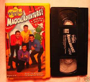 The Wiggles Magical Adventures~Vhs Video~Clamshell EXC~  