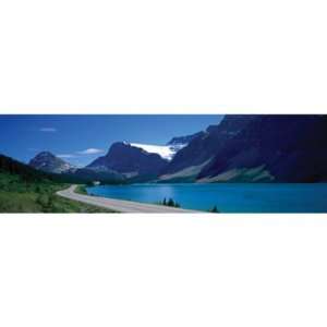 Vantage Point Concepts Window Graphic   Road Along Bow Lake in Alberta