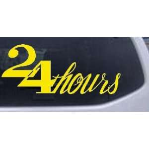  24 Hours Store Window Sign Business Car Window Wall Laptop Decal 