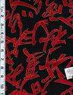 yds Kaufman ~ Gilded Red Chinese Writing on Black Background