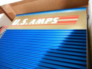   US AMPS US X2 CAR AMPLIFIER CROSSOVER MINT IN BOX NEVER INSTALLED WOW