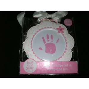  Baby Handprint & Footprint Kit (Pink Girl): Baby