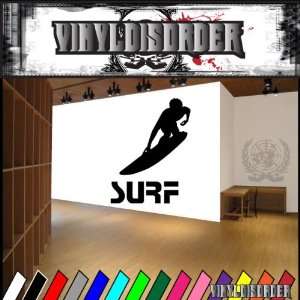  Surf Surfing Surfer Sport Sports Vinyl Decal Stickers 006 
