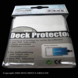 50 Ultra Pro White Deck Protector CARD Sleeve Magic WOW  