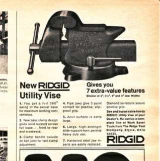 the ad the ridge tool company listed the 7 extra value features of 