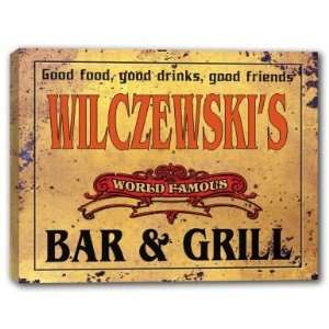 WILCZEWSKIS Family Name World Famous Bar & Grill 