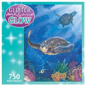  750 Piece Glitter & Glow Puzzle Toys & Games