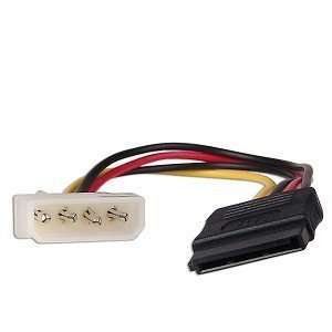  Molex to SATA Power Adapter Cable, 6 inches: Electronics
