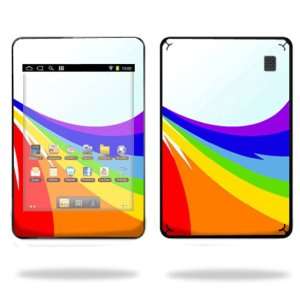   for Velocity Micro Cruz T408 Tablet Skins Rainbow Flood: Electronics