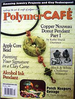 PolymerCAFE Polymer Cafe Clay Magazine New October 2009  