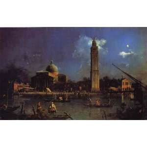  Hand Made Oil Reproduction   Canaletto   32 x 20 inches 
