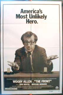 THE FRONT 1976 1Sheet / Woody ALLEN, Zero MOSTEL  