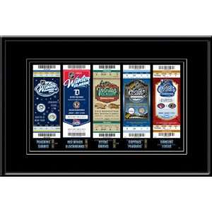  2012 Winter Classic Tickets to History Framed Print 
