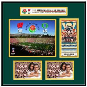  Oregon Ducks 2012 Rose Bowl Champions Ticket Frame: Sports 