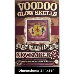  VOODOO Glow Skulls Adiccion Tradicion 24x36 Poster 