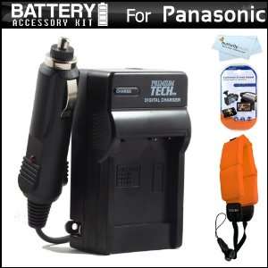  Battery Charger Kit For Panasonic DMC TS20 WaterProof 