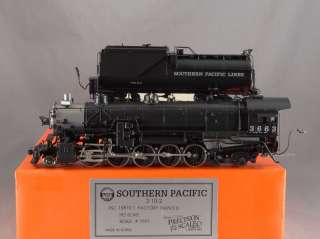   BRASS PSC 16810 1 SP 2 10 2 #3663 SOUTHERN PACIFIC STEAM MODEL TRAIN