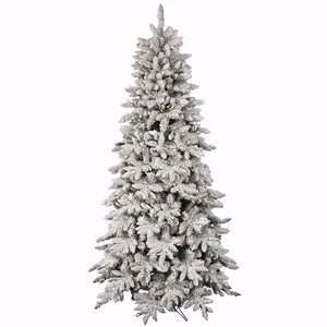 36 Flocked Olympia Fir Christmas Tree w/ 669T & 225 LED 