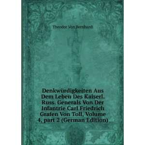   , Volume 4,Â part 2 (German Edition) Theodor Von Bernhardi Books
