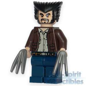 Lego Custom *WOLVERINE* X Men Minifig w/Jacket  