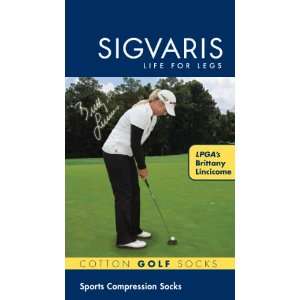  Sigvaris 146/G Cotton Golf Knee High Socks (15 20 mmHg 