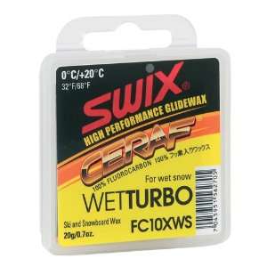  Swix Cera F Solid Wet Turbo Wax 2011 20g: Sports 