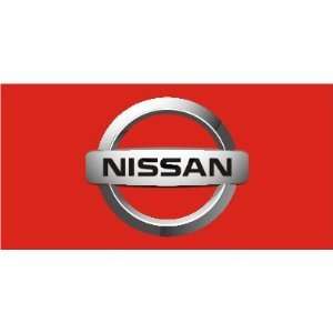 Nissan Logo Flag 3X5 Red Banner n  