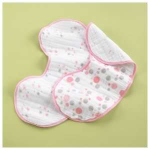    Baby Bibs & Burp Cloths: aden + anais Pink Burp Bib Cloths: Baby
