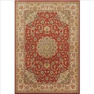   Majesty Floral Ruby Red Oriental Rug Size: 54 x 78 Home & Kitchen