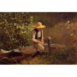     Winslow Homer   24 x 16 inches   The Whittling Boy