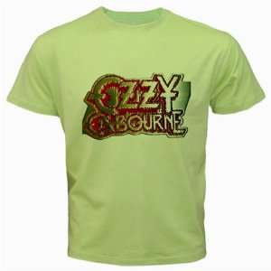  Ozzy Osbourne Band Music Green Color T Shirt Logo II Free 