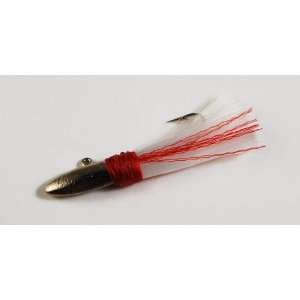   Original Nylure Jigs   1/4 oz Chrome White Red